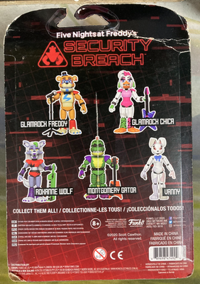 Funko Five Nights at Freddy's Security Breach Montgomery Gator