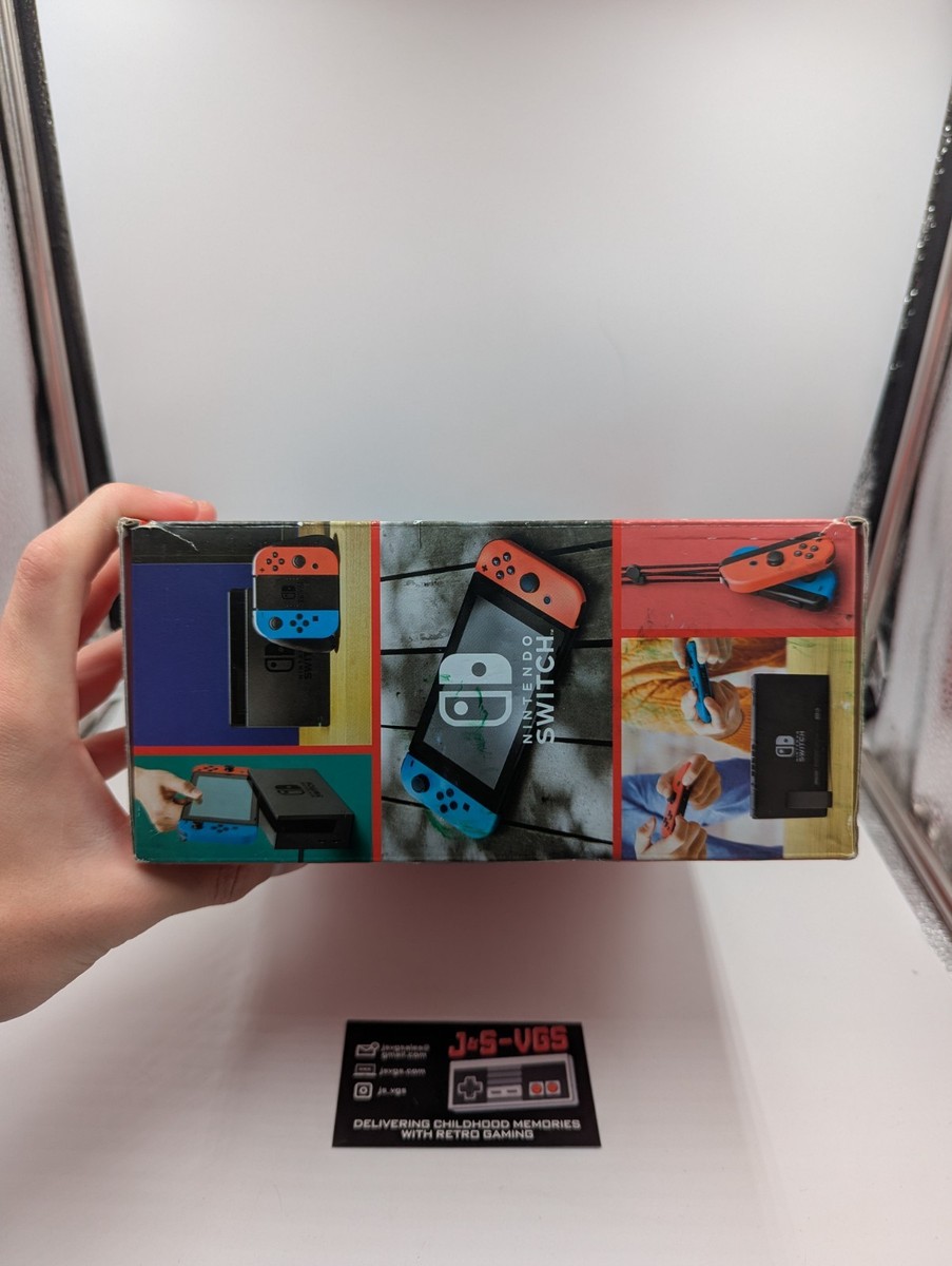 Nintendo Switch V2 Console Box Only Original Packaging HAC-001(-01