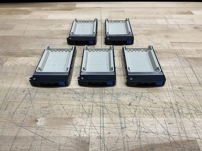 Lot of 5 Supermicro MCP-220-00127-0B Hot Swap NVMe 2.5'' Hard Drive Caddy - Blue