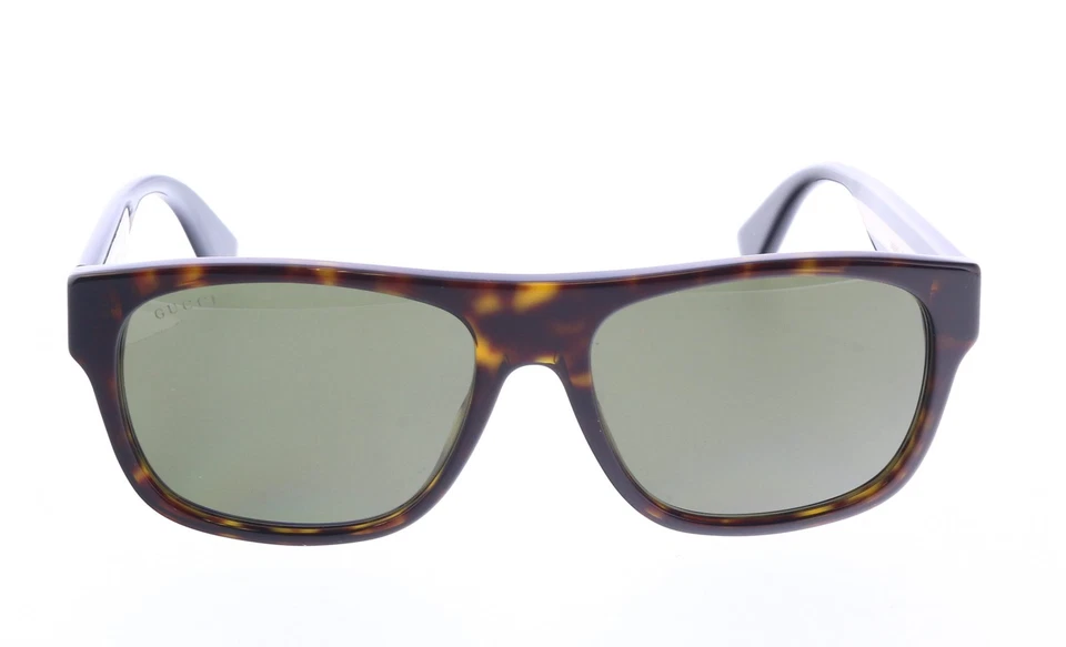 Gafas de sol cuadradas Gucci GG0341S-003 carey con acento beige Foto 2 de 4