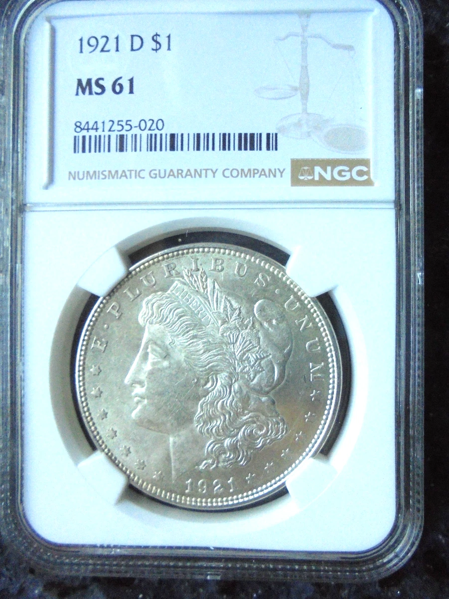 MS 61 Graded 1921 Year Morgan US Dollars (1878-1921) for sale | eBay