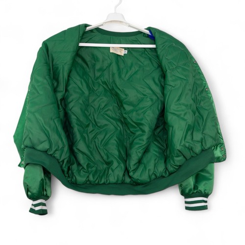 Vintage New York Jets Satin Jacket Chalk Line Bomber Chalkline Mens XXL 2XL RARE - Picture 3 of 10