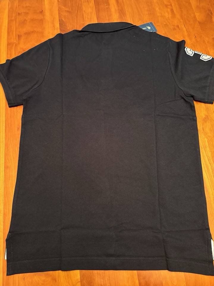New U.S. Polo Assn. Men's Short Sleeve Polo Black Color Size M eBay