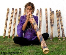 39"/100cm DIDGERIDOO ROASTED BURNS NATIVE HANDWORK didje,dijeridu,didgeridu,dig