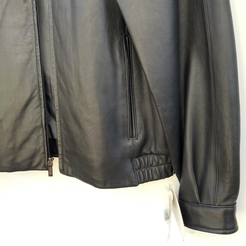 Giacca vintage New Adler autentica da uomo taglia S vera pelle di agnello neozelandese - Foto 10 di 23