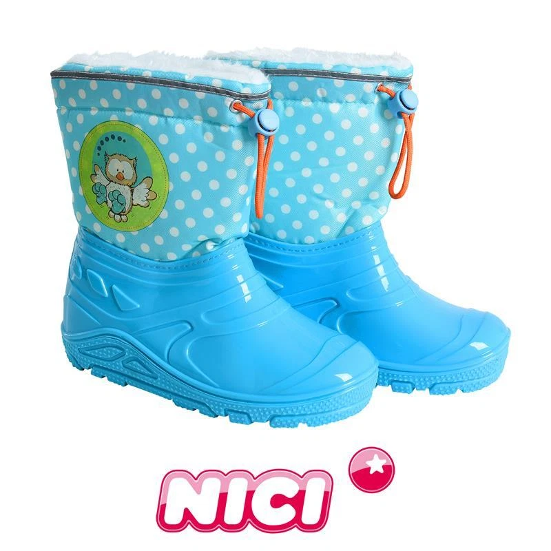 Orangefarbene, Gefütterte Kinder-Gummistiefel KOLM Produktbild-Vorschau 3