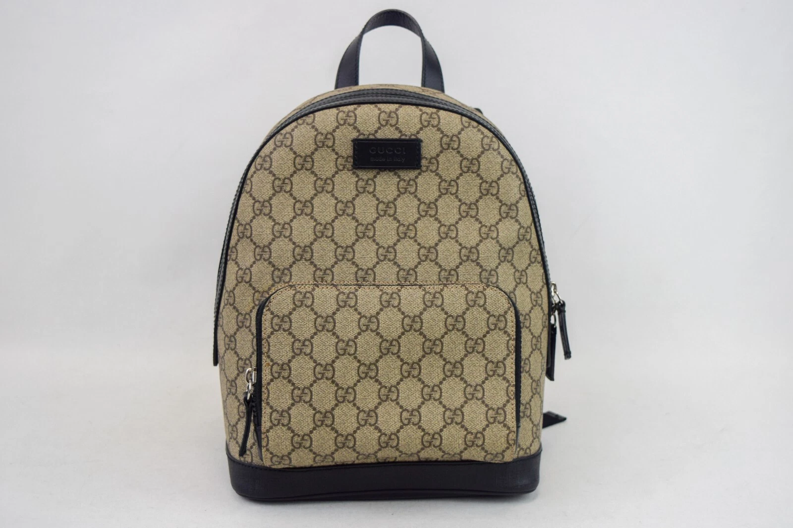 Sac à dos GUCCI Eden GG Supreme toile petit noir ébène 429020 unisexe