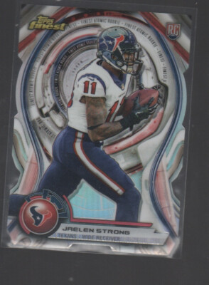 JAELEN STRONG 2015 FINEST ATOMIC ROOKIE DIE CUT CARD CARD #RROC-JS
