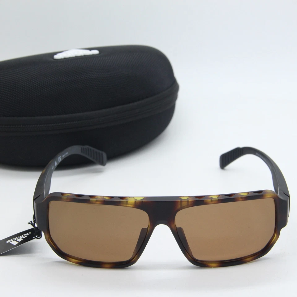 NUEVAS GAFAS DE SOL ADIDAS SP 0038 52E HABANA MARRÓN POLARIZADAS AUTÉNTICAS CON ESTUCHE 61-13 Foto 2 de 3