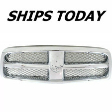 New Chrome Front Grille For 2009-2012 Dodge Ram 1500 New Chrome Front Grille For 2009-2012 Dodge Ram 1500