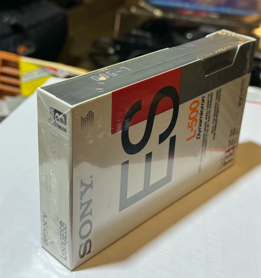 Sony Beta Dynamicron ES L-500 Tape Factory Sealed Blank Video Cassettes New 3pcs - Image 4 of 4