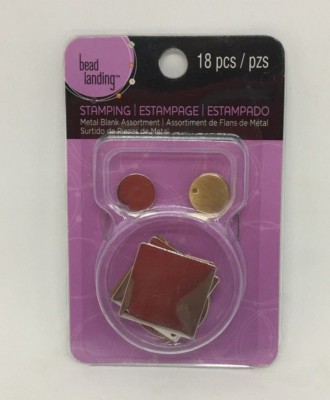 Bead Landing Stamping Metal Blank Assortment 18 pcs 149669