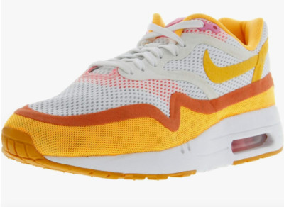 Nike Women's Air Max 1 Br White/Atomic Mango Sz 9