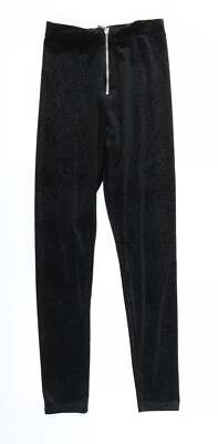 Primark Damen Hose schwarz Polyestermischung Größe XS L27 in