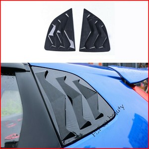 Details about For Honda Jazz 2015-2019 carbon fiber Side Window Louver  shutter Cover trim NEW