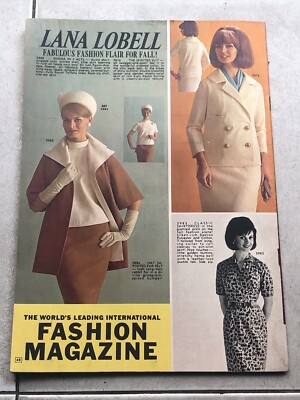 Magazine Lana Lobell Fashion Spring 1966 Original Vintage_LDP Shop