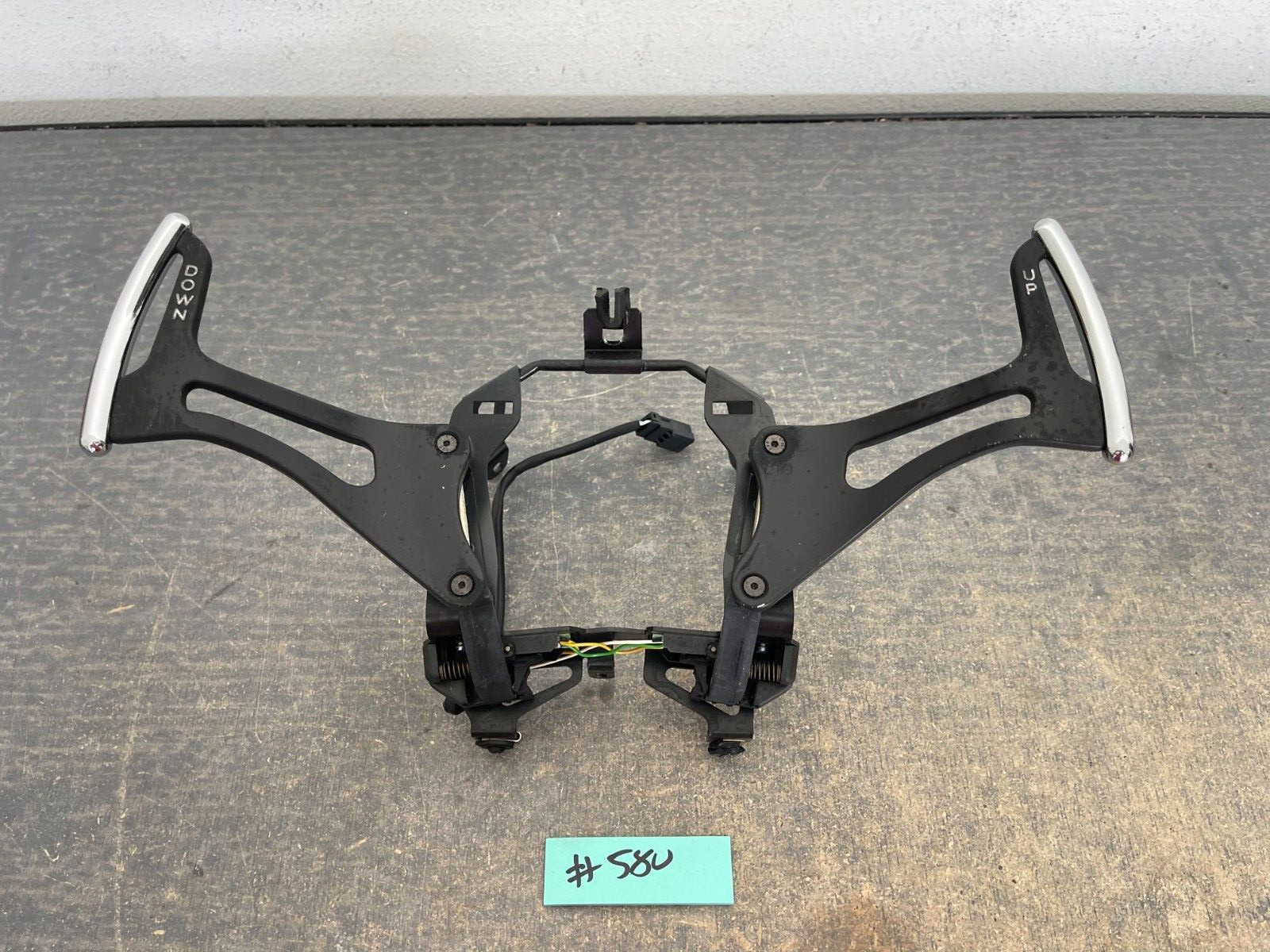 2004-2008 Maserati Quattroporte M139 OEM Steering Wheel Paddle Shifters   #580