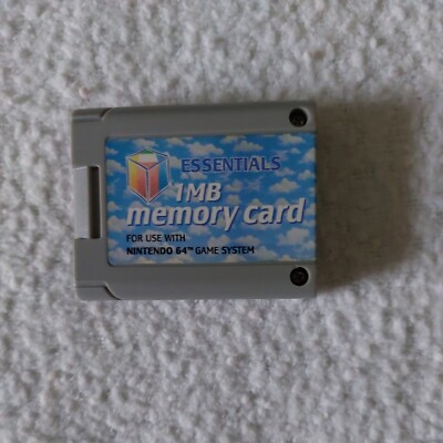 Nintendo 64 (N64) Controller Pak Memory Card Untested UK