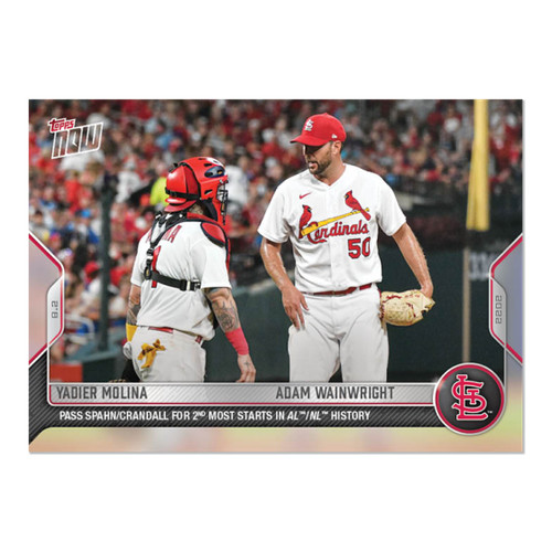 2022 Topps Now 643 Yadier Molina / Adam Wainwright
