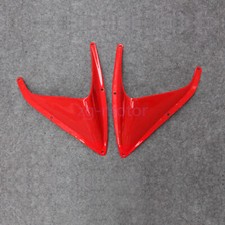 Motorcycle ABS Red upper Fairing Front nose air scoops For Yamaha TZR250 3MA