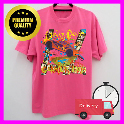 Living Colour Glamour Boys Pink T-Shirt Gift For Fan