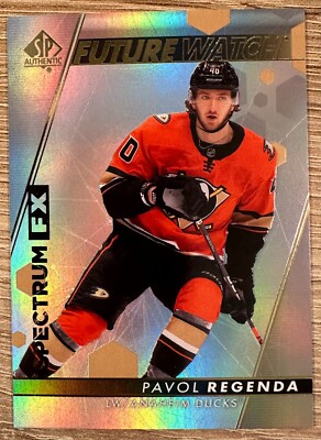 PAVOL REGENDA 2022-23 UPPER DECK SP AUTHENTIC FUTURE WATCH SPECTRUM FX #S-54