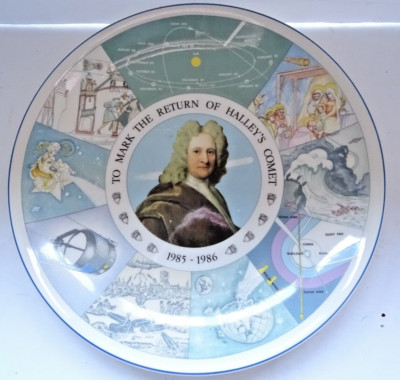 Wedgwood Gedenktafel - Return of Halley's Comet 1986 - ohne Box