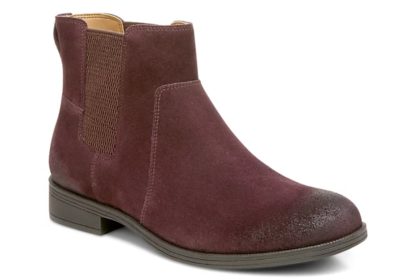 New - Vionic - Water Repellent Suede Chelsea Boots - Alana 
