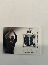 Sportkings Volume 2 HOF Vince Carter Memorabilia Card SM-VC2 NBA Game Worn♨️r