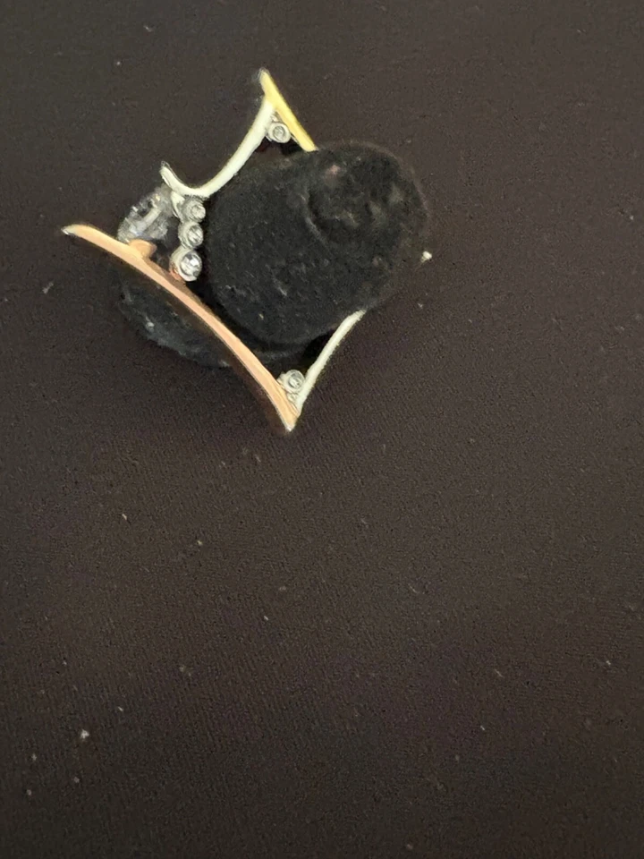 Hermoso anillo de moda cuadrado talla 7 Foto 2 de 4