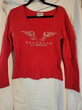 Women's Renegade Classics Red Blouse Size M