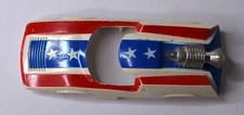 AURORA AFX TURBO TURNON 1755 SLOT CAR RED WHITE BLUE BODY ONLY
