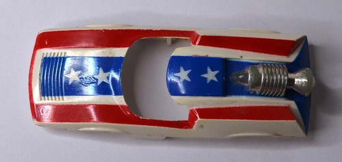 AURORA AFX TURBO TURNON 1755 SLOT CAR RED WHITE BLUE BODY ONLY
