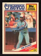 1988 Topps Revco League Leaders  #5 Tim Raines  Montreal Expos