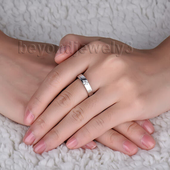 Platinum 900 .20ct Round Solitaire Cert Diamond Wedding Platinum 900 .20ct Round Solitaire Cert Diamond Wedding