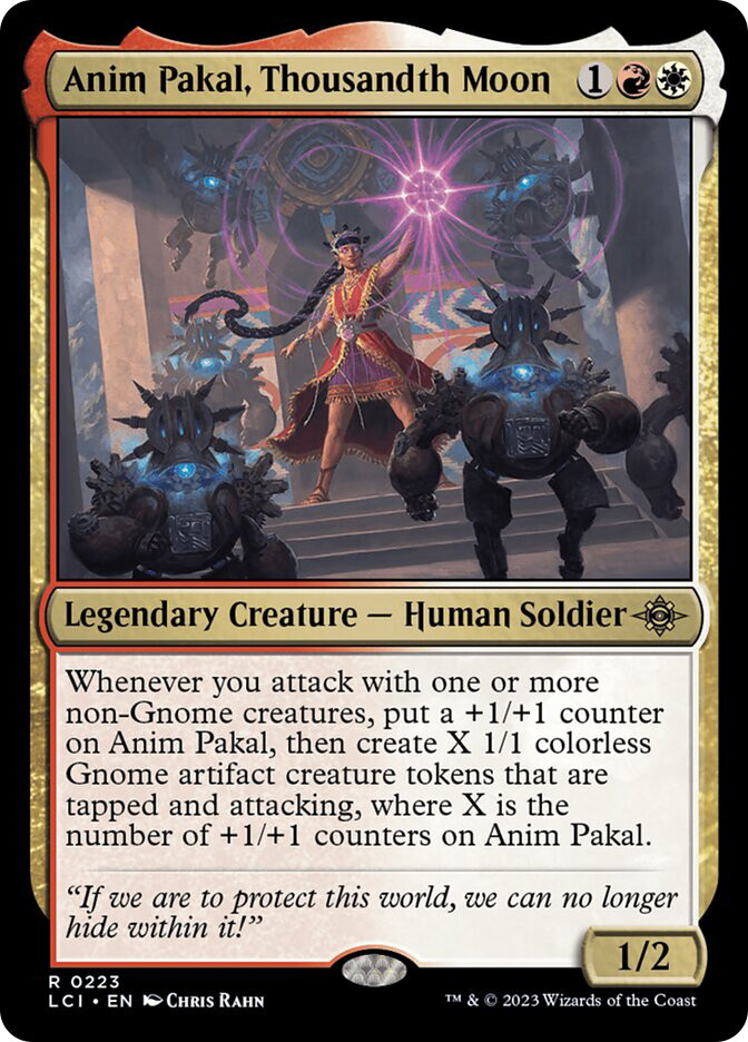 ロストアビス　フュージョンアーツ　ダークファンタズマ　バトルリージョン MTG Anim Pakal, Thousandth Moon - The Lost Caverns of Ixalan #223