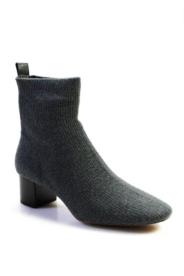 Everlane Womens Charcoal Wool  The Glove Boot   Size 10H