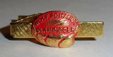 Rare Vintage Wolfschmidt Vodka Clamdigger Promo Advertising Alligator Tie Clip