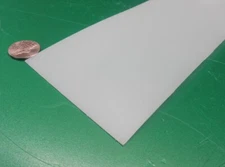 Hdpe White Bar 1/32" (.031") Thick x 3.00" Wide x 48" Long, 4 Pcs, 16 Ft Total