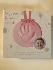 Holiday tiny ideas babys print keepsake hand kit Pearhead pink