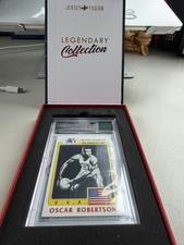 1983 Topps Oscar Robertson #63 Game Used Jersey Beckett Graded Card