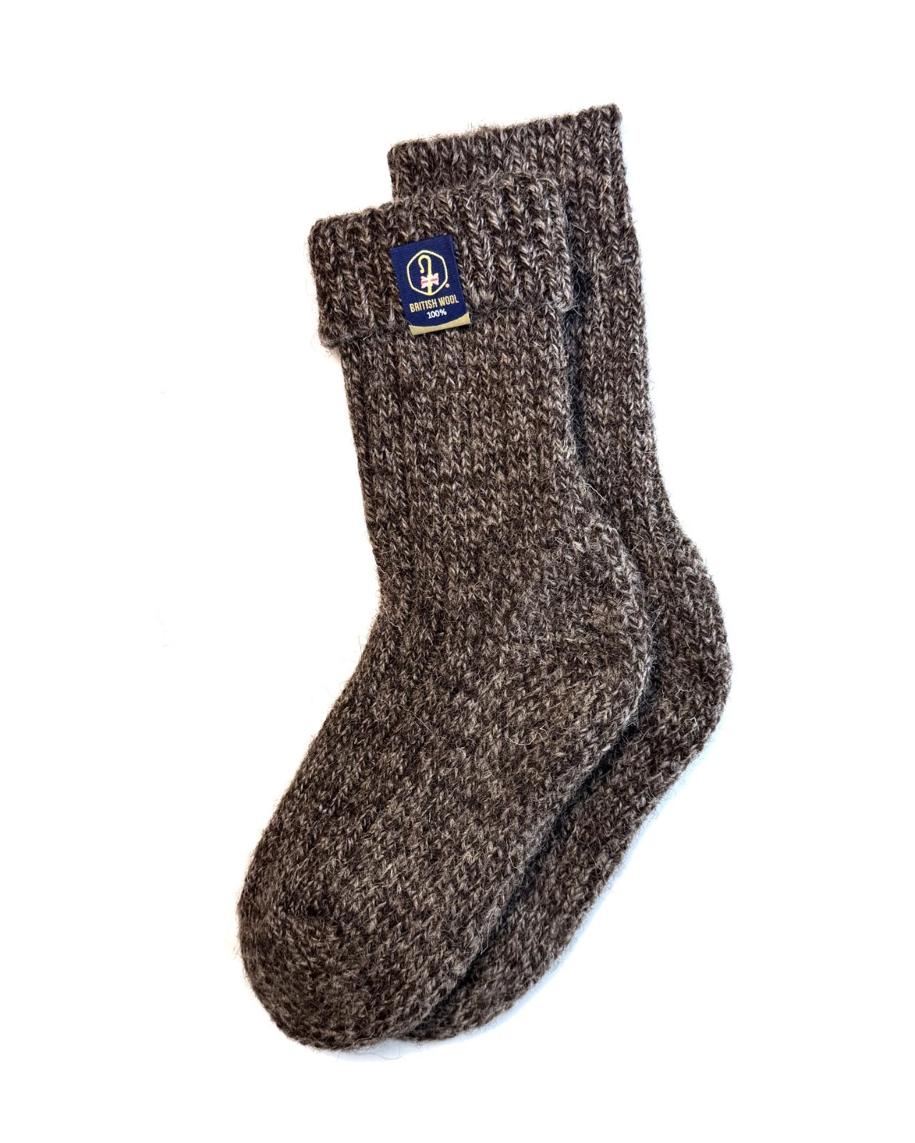100% British Wool Boot Socks – Dark Natural Twist | Women's Luxury Socks UK 4-7
Opens in a new windo