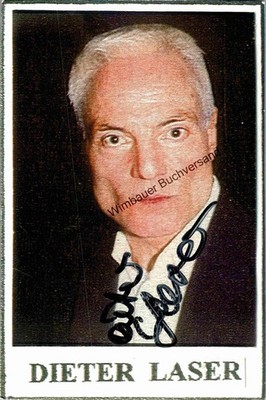 Original autograph Dieter Laser (1942-2020) /// autograph autograph signi 296177