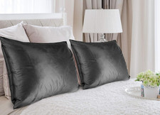 Set of 2 King Size 20x36 Velvet Pillowcases Soft Breathable Luxury Pillowcase