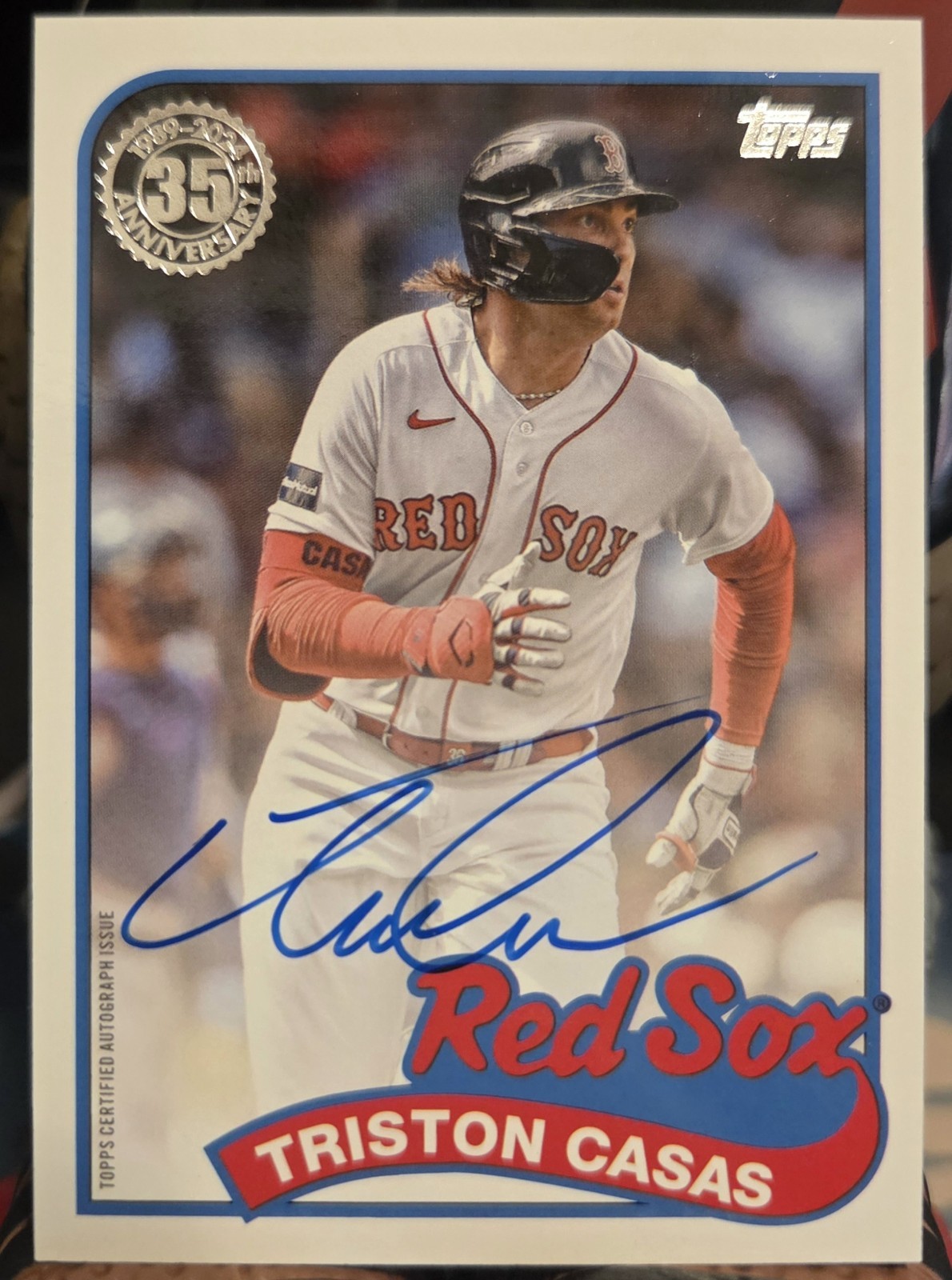2024 Topps Series 2 - 1989 Topps Baseball Autographs Triston Casas #89BA2-TC