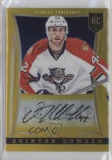 2013-14 Panini Select Rookie Auto Gold Prizm 7/10 Quinton Howden #272 Auto 4p5