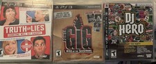 Sony PlayStation 3 - DJ HERO / POWER GIG RISE OF THE SIXSTRING / TRUTH OR LIES