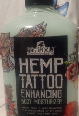 Malibu Hemp Tattoo Enhancing Body Moisturizer Lotion with Hemp Aloe Shea