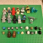 LEGO Star Wars Minifigures lot rare mimban and death trooper and accessories.