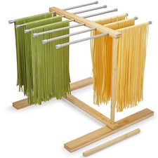Pasta Drying Rack, Large 304 Stainless Steel Drying Rack Collapsible 15.7x15....